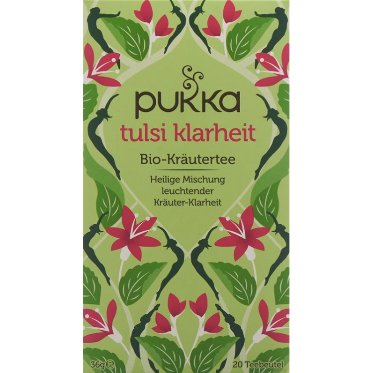 Pukka Three Tulsi Tea Organic Btl 20 ភី