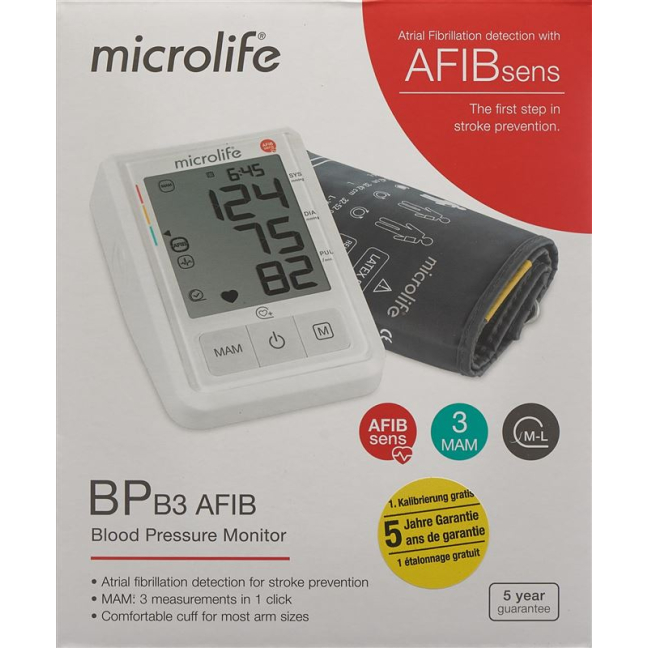 BP B3 AFIB - Blood Pressure Monitor - Microlife AG