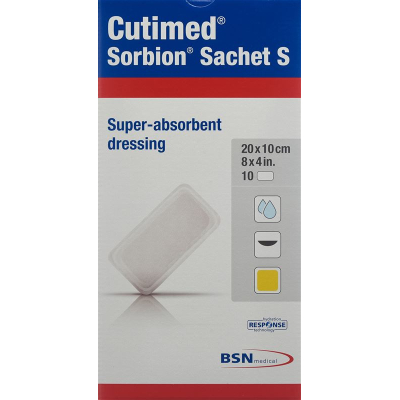 Cutimed Sorbion Sachet S 20x10cm 10 pcs