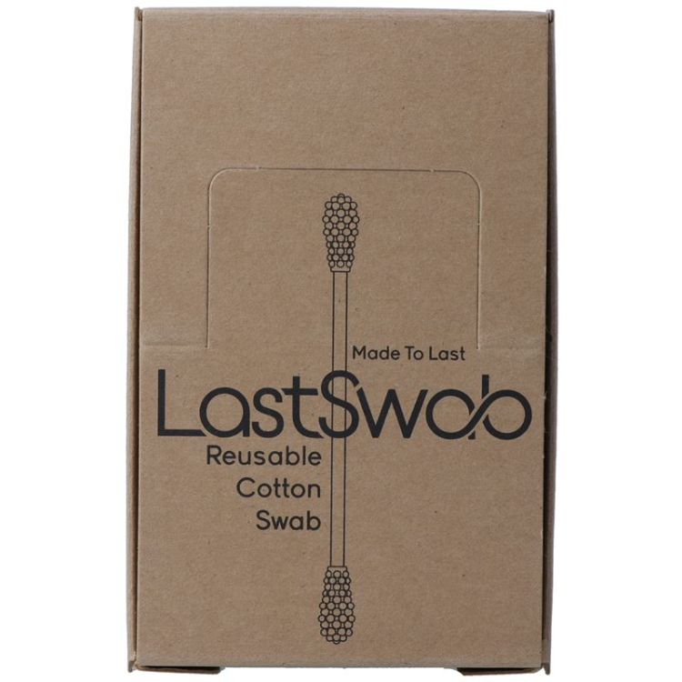 LastSwab Display Basic wiederverwenbares កប្បាស swab ពណ៌ទឹកក្រូច 6 បំណែក