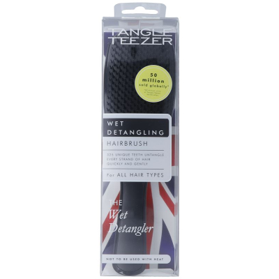 Tangle Teezer detangling brush for wet hair black