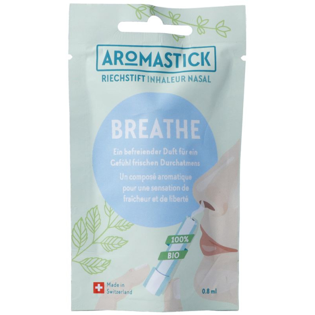 AROMA STICK olfactory pin 100% organic Breathe Btl