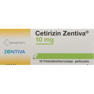 CETIRIZIN Zentiva Filmtabl 10 mg