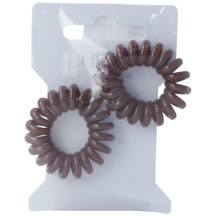 Ikat rambut Topwell ø 3.8cm coklat 2 pcs