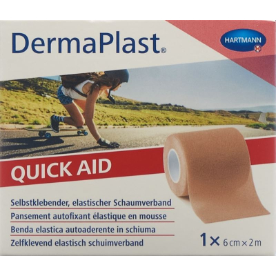 DermaPlast QuickAid 6cmx2m hautfarbig