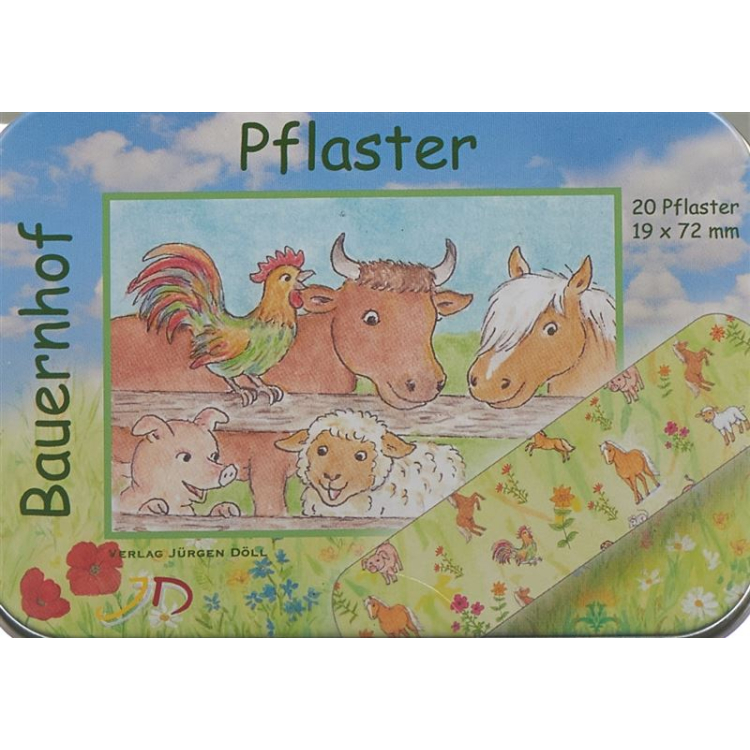 Döll adhesive plasters 19x72mm Farm Ds 20 pcs