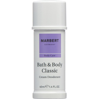 Marbert Bath & Body Classic Cream Deodorant 40ml
