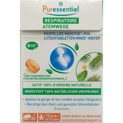 Puressentiel lozenges mint jaw 18 pcs