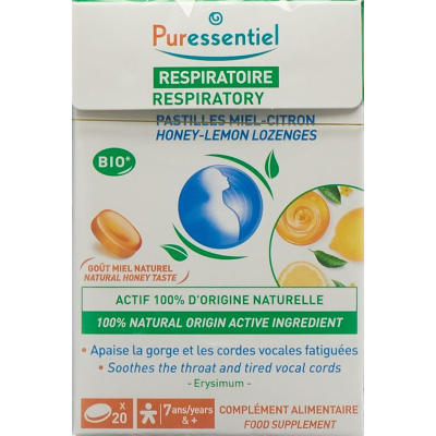 Puressentiel lozenges մեղր կիտրոն 18 հատ