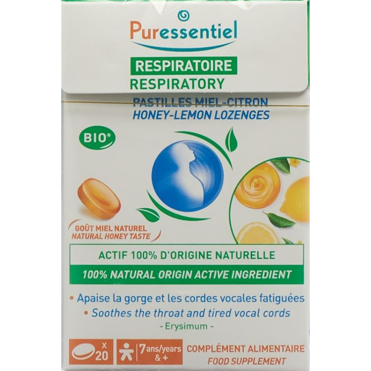 Puressentiel Lozenges մեղր կիտրոն 18 հատ