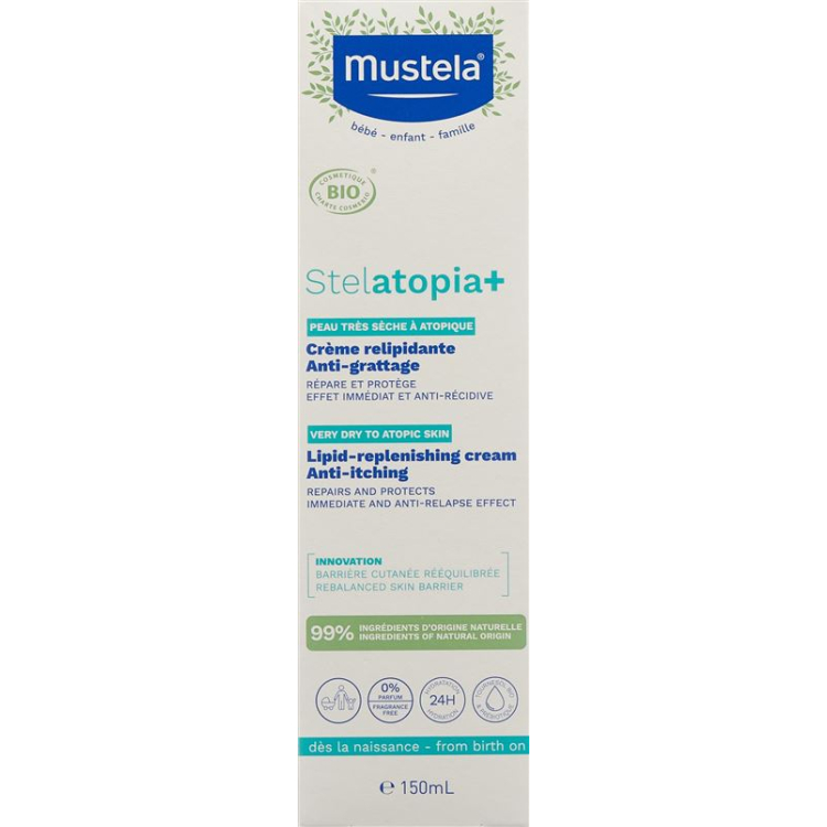 Mustela Stelatopia Крем за атопична кожа 200 мл