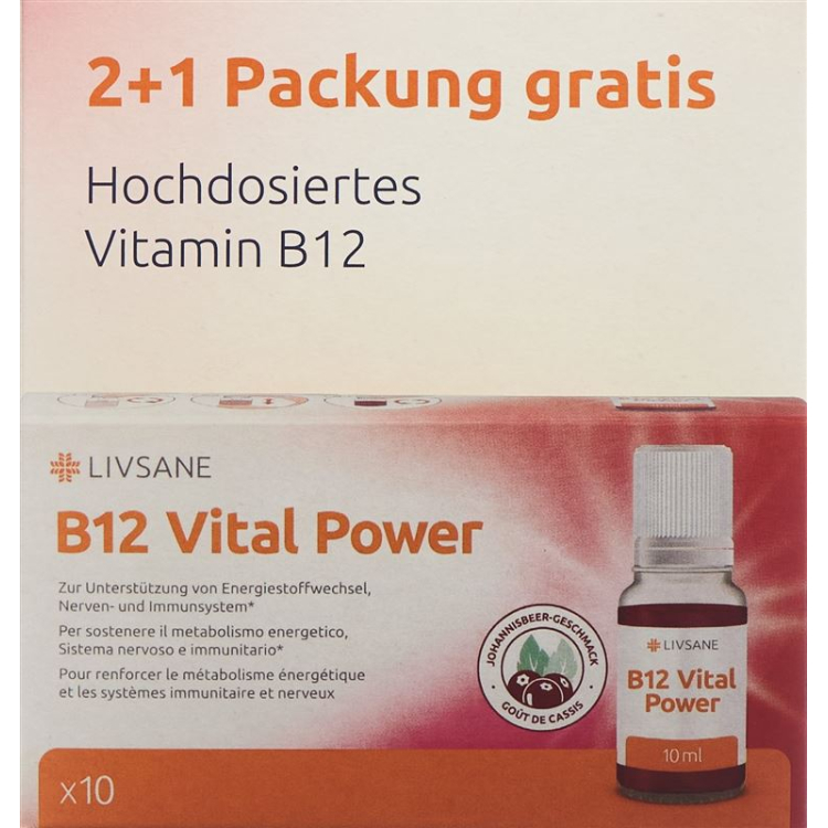 LIVSANE B12 Vital Power Promopack DE/FR 3x10Stk