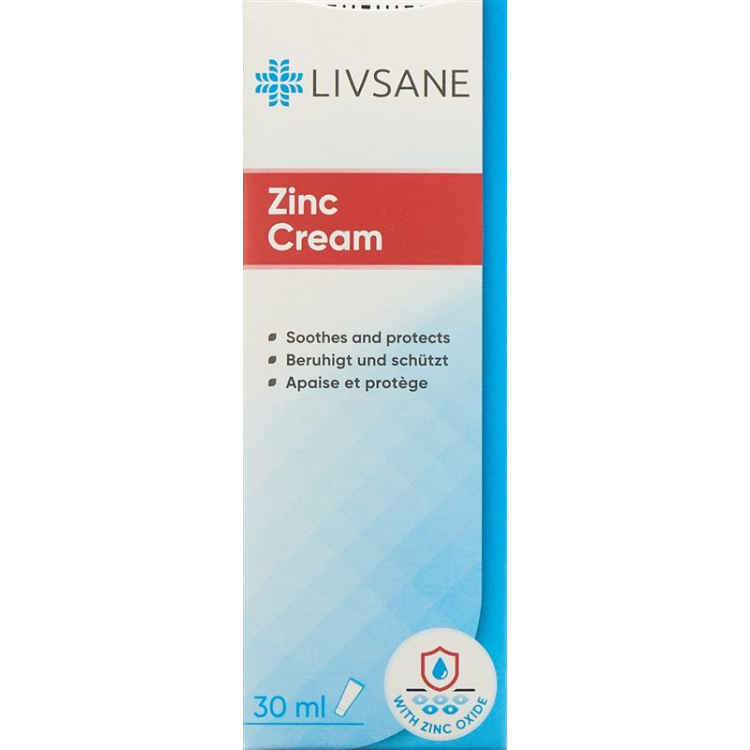 Livsane Zink Creme 30 מ"ל