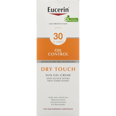 Eucerin SUN Oil Control Body Dry Touch Gel Cream SPF 30 tube 200 m