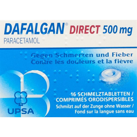 DAFALGAN Direct Schmelztabl 500 mg