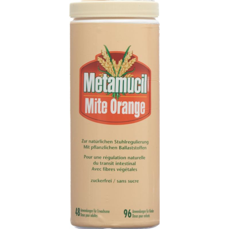 אבקת Metamucil N Mite כתום 283 גרם