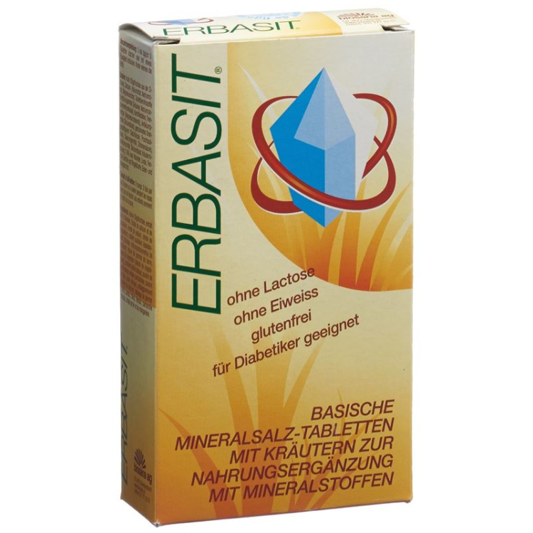 Erbasit Mineral Salt Tablets without Lactose can 128 Pcs