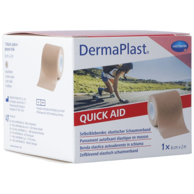 DermaPlast QuickAid 6cmx2m hautfarbig