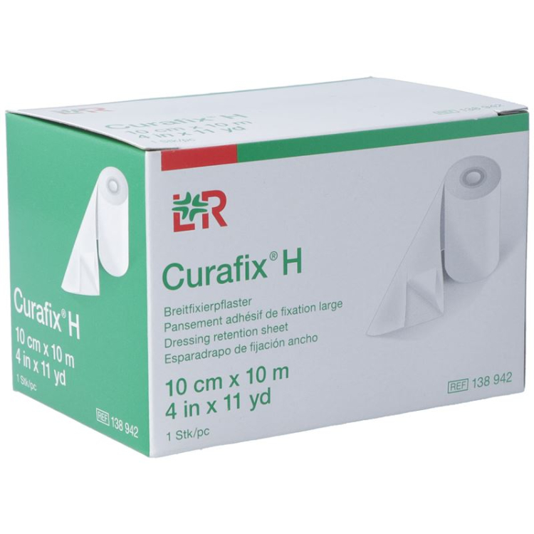 Curafix H wide fixing plaster 10cmx10m role