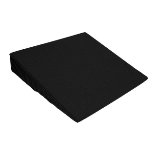 SAHAG wedge cushion with cover 38x38x8cm black