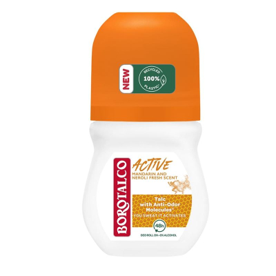 Borotalco deo active roll on mandarin and neroli 50ml