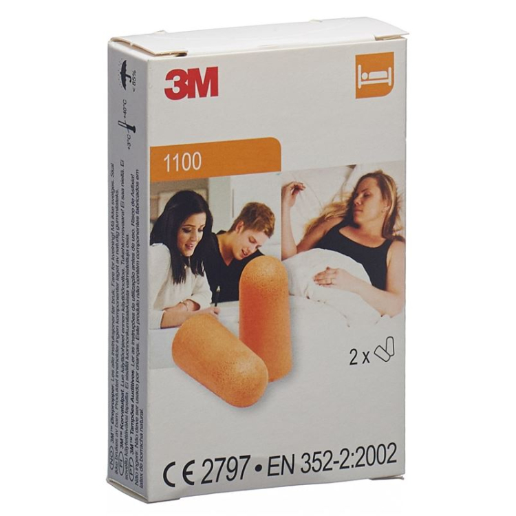 3M tek kullanımlık kulak tıkacı süngeri 4 adet