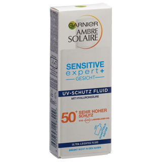 мэргэжилтэн Ambre Solaire Sensitive + UV Shaka шингэн SPF 50+ Fl 40 мл
