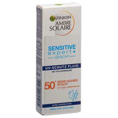 Expert ambre solaire sensitive + uv shaka fluid spf 50+ fl 40 мл