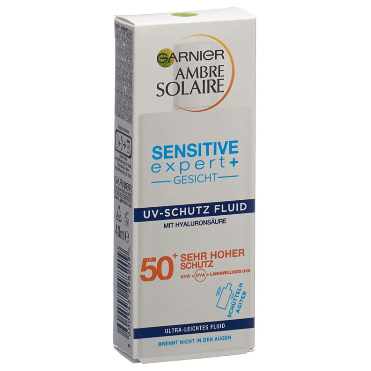 expert Ambre Solaire Sensitive + UV Shaka fluide SPF 50+ Fl 40 ml