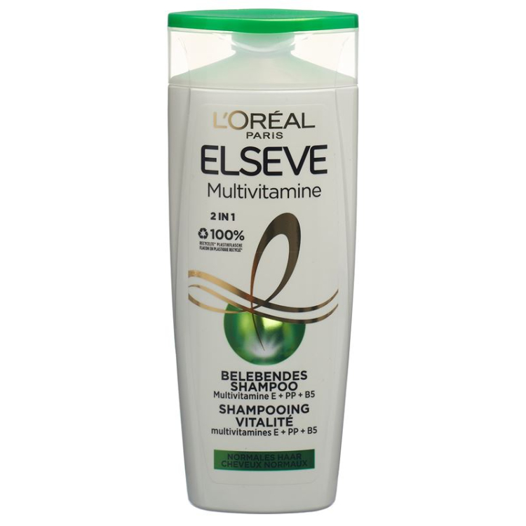 Elseve Multivitamin Invigorating Shampoo 2 i 1 flaske 250 ml