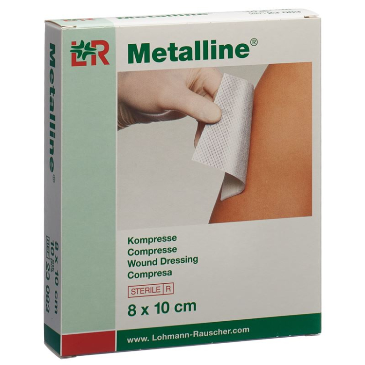 Metal Line compresses 8x10cm sterile 10 Btl