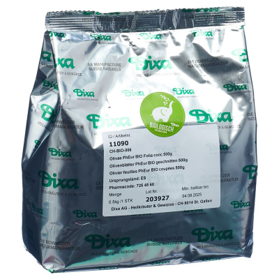 Dixa olive leaves PhEur BIO cut 500 g