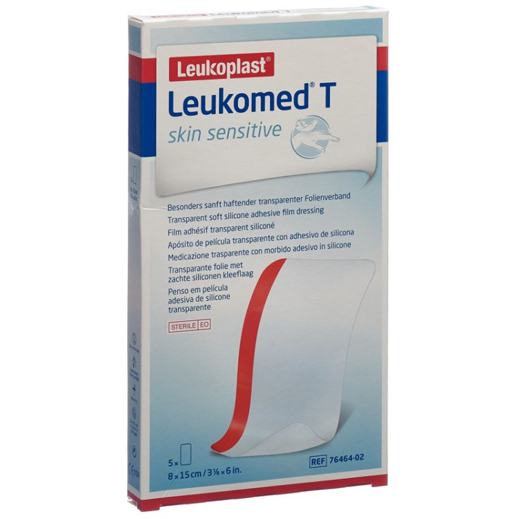 Leukomed T skin sensitive 8x15cm 5 Stk