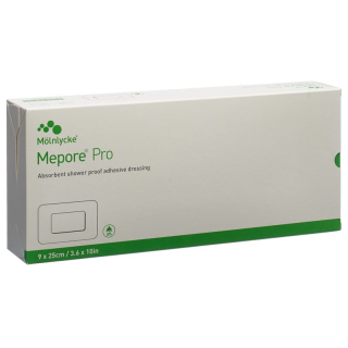 Повязка Mepore на рану 25x9см подушечка для ран 19x4,5см стерильная 30 шт.
