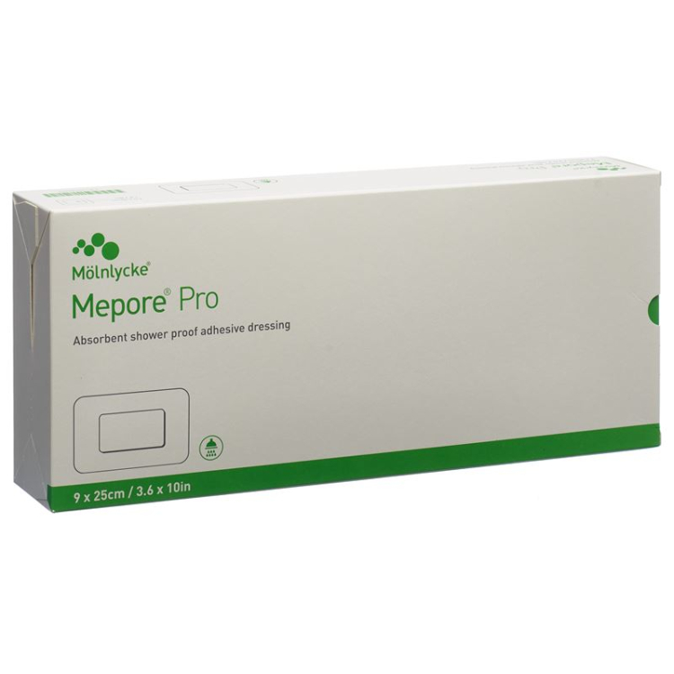 Mepore pr. sårbandage 25x9cm sårpude 19x4,5cm steril 30 stk.