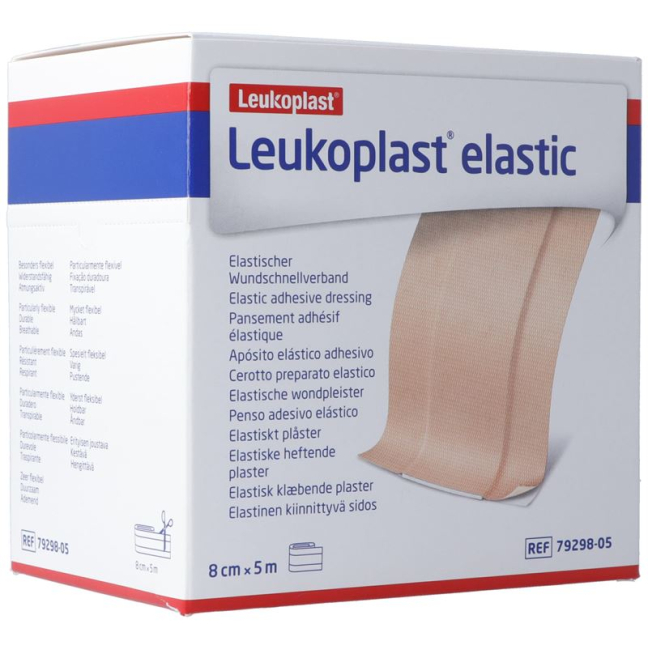 Leukoplast Elastic 8cmx5m ロール