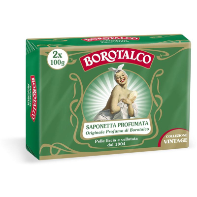 Borotalco fast tvål 2 x 100 g