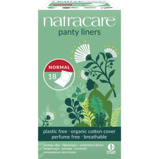 Natracare panty liner normal 18 pcs