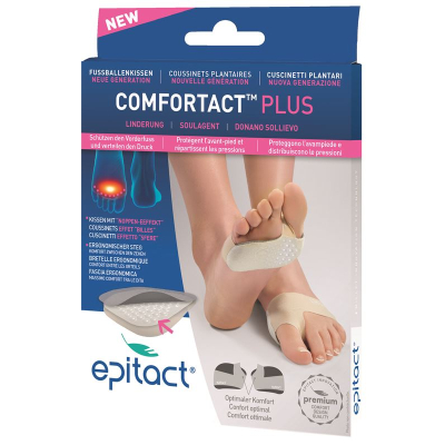 כרית כדורגל epitact comfortact plus l 42-45 הדור הבא 1 זוג