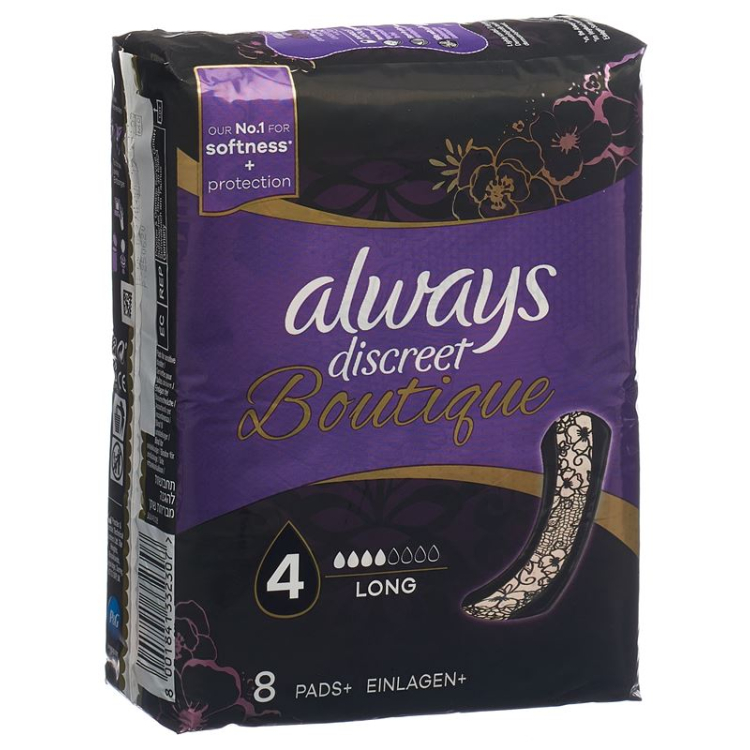 always Discreet Boutique Incontinence Long 8 pcs