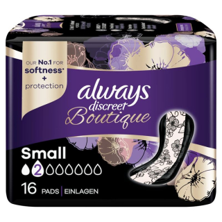 always Discreet Boutique incontinence Small 16 pcs