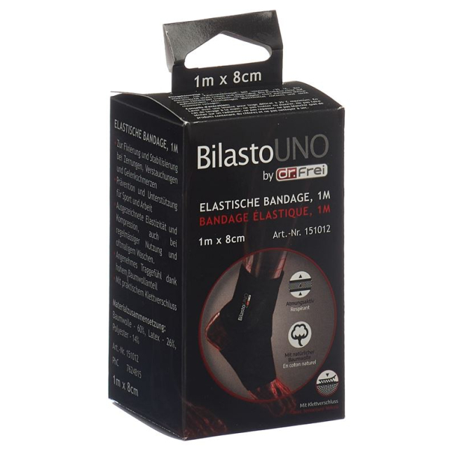 Bilasto Uno უნივერსალური ელასტიური სახვევი Velcro 1მ