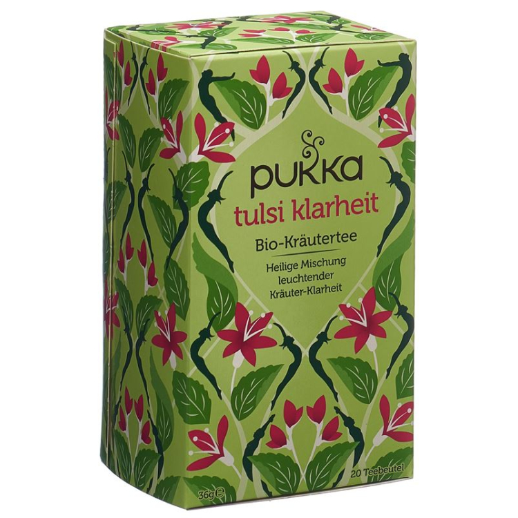 Pukka Three Tulsi Tea Organic Btl 20 ភី