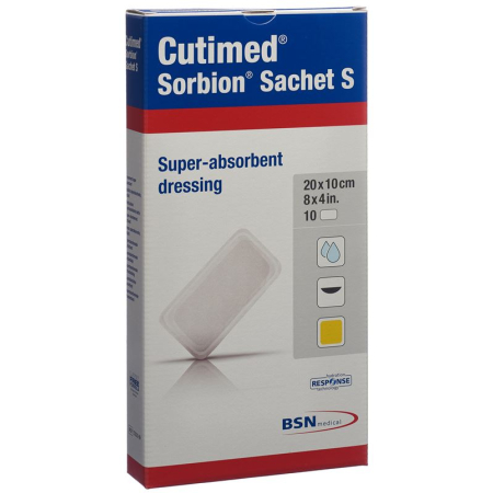 Sorbion Cutimed كيس 20 × 10 سم 10 حبة