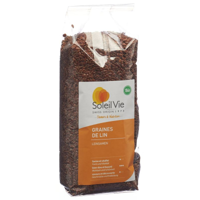 Soleil Vie Organic Wholemeal Flaxseed Grains 500 g