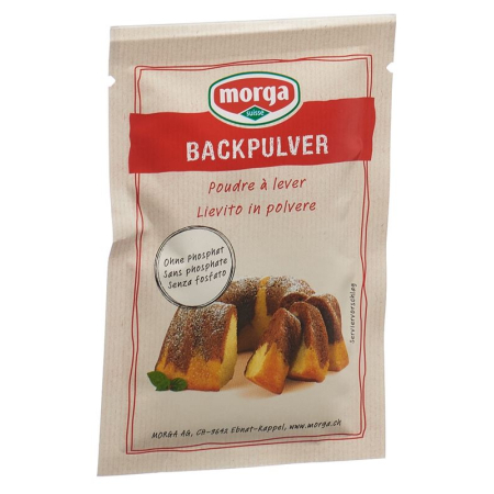 MORGA Backpulver ohne Phosphat