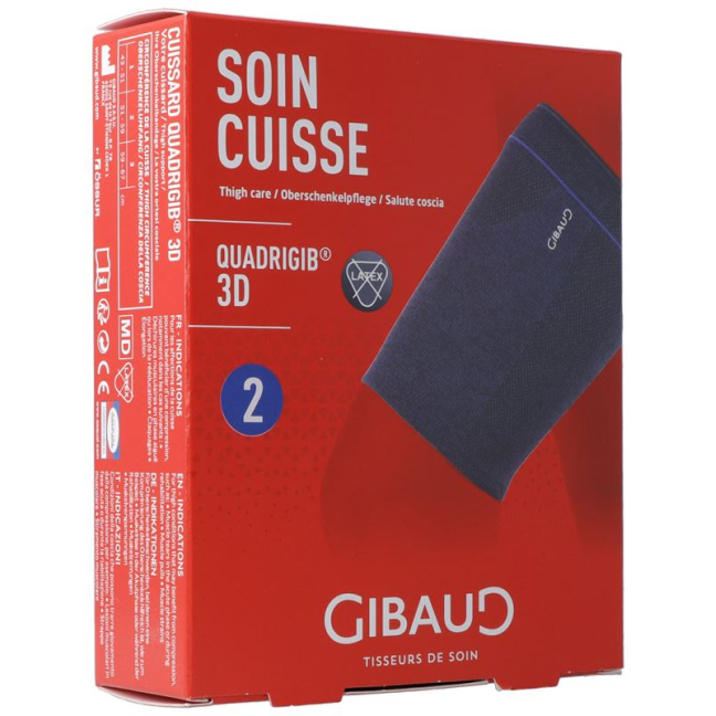 GIBAUD Quadrigib 3D បង់រុំភ្លៅ Gr2 51-59cm