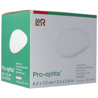 Pro-Ophta възглавница за очи 6.2x7.2см стерилна 25 бр