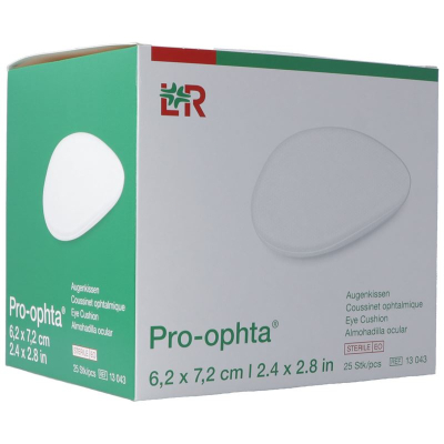 ខ្នើយភ្នែក pro-ophta 6.2x7.2cm មាប់មគ 25 កុំព្យូទ័រ