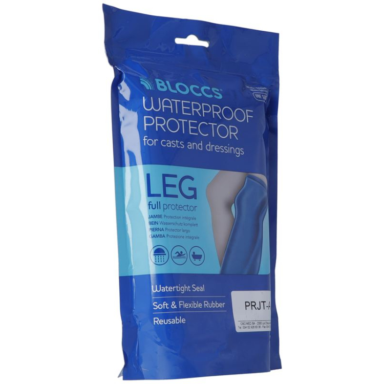 Bloccs baño y ducha agua protección para la pierna 63+/95cm Adultos